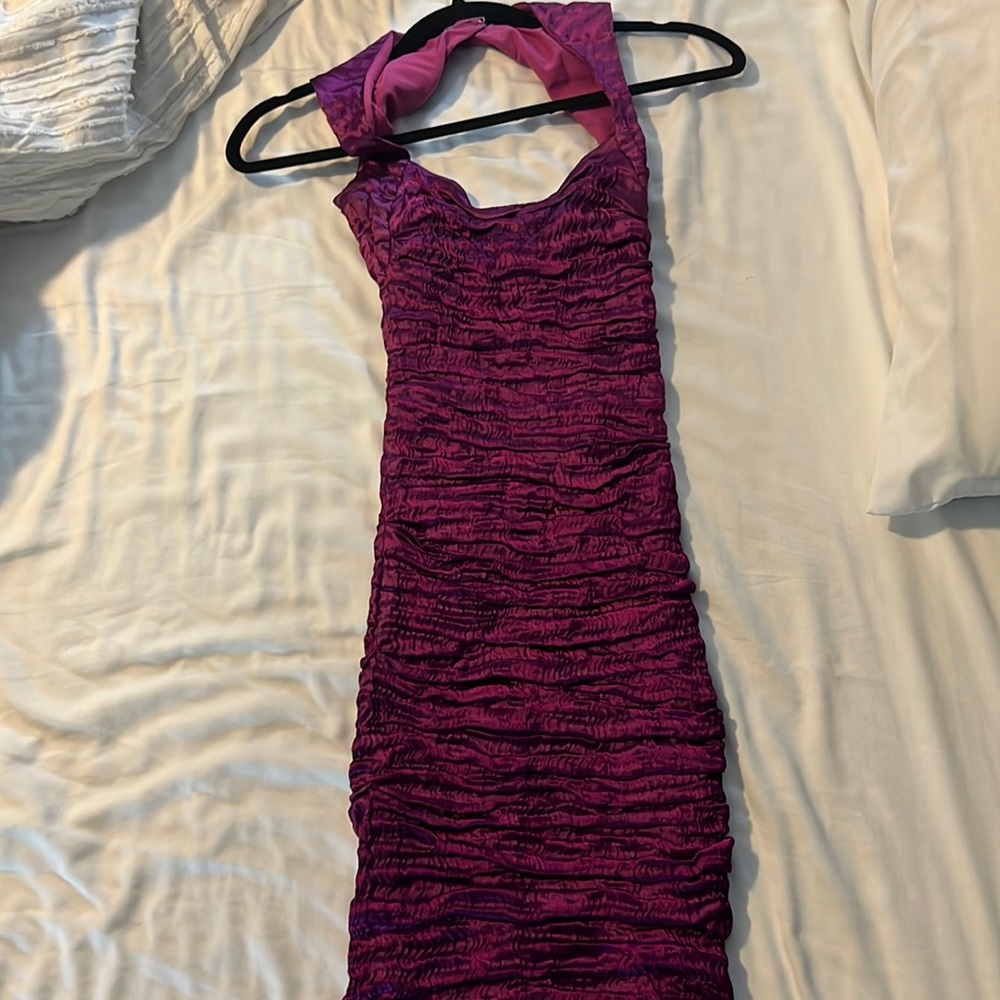 Nicole Miller size 2 crinkled dress